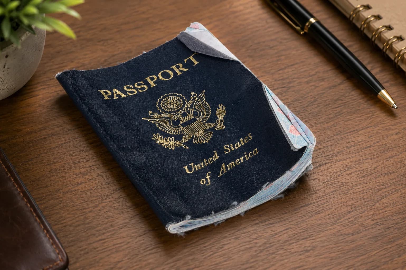 Damaged Passport hero image
